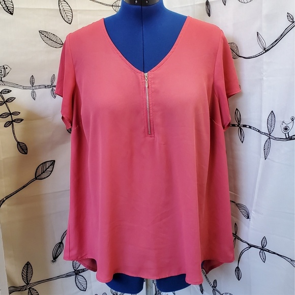 Torrid - Zip Blouse - Picture 1 of 8